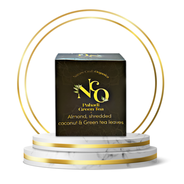 NCO Almond & Shredded coconut Green tea bags